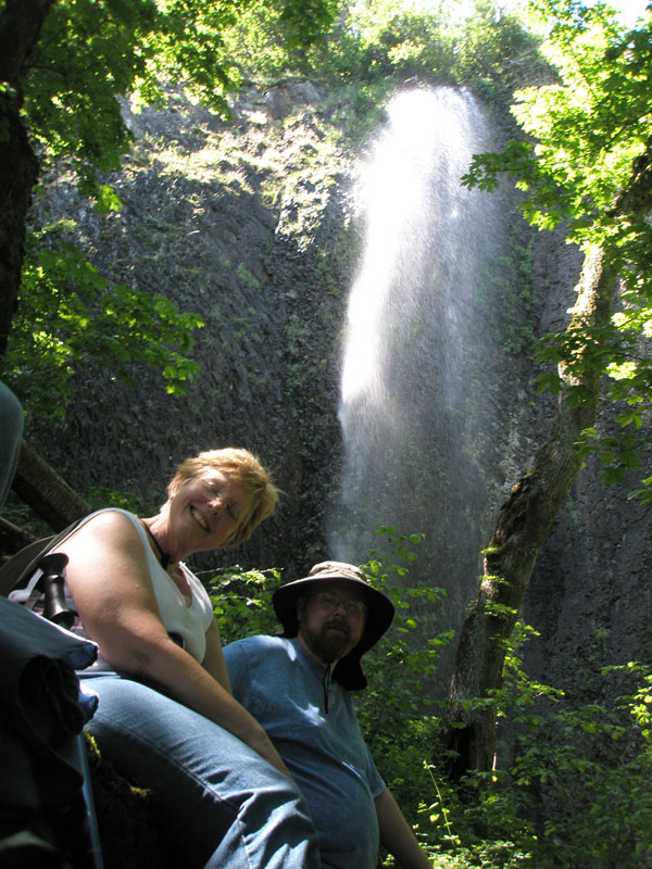 RestingAtTheWaterfall